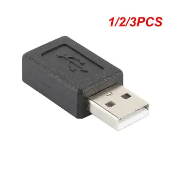  1 / 2 / 3 шт. Оптовая продажа, новый черный USB 2.0 A папа и розетка для Mini USB B 5-контактный разъем с внутренней резьбой, кабель, адаптер, разъем, лучшая цена