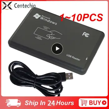 1 ~ 10 шт. IC Считыватель карт RFID считыватель 14443 125 кГц 13,56 МГц 8/10 бит Частная модель Датчик Считыватель смарт-карт с USB-картой ID/IC