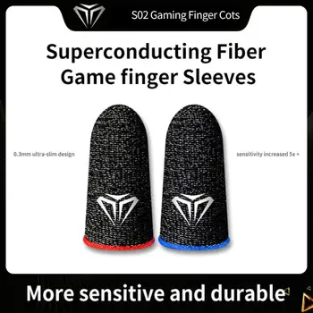 10-Gaming Finger Sleeves Cover Дышащий рукав на кончиках пальцев для PUBG Mobile Gamepads Чувствительный сенсорный экран Finger Cots