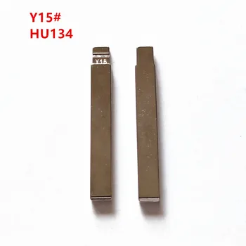  10 шт. Y-15 # 15 # HU134 Y15 keydiy KD xhorse VVDI JMD лезвие Металлический неразрезанный пустой флип дистанционный ключ лезвие для Kia Venga