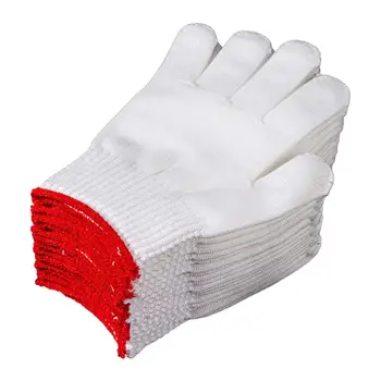 12 пар рабочих перчаток прочные трикотажные перчатки для ремонта промышленных мужчин и женщин склад зимние крытые наружные покраски