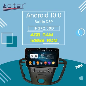 128 ГБ для Ford Transit Custom 2016+ Android 10 Авто Радио Плеер GPS Навигация Авто Мультимедийный Плеер BT 4G LTE CARPLAY