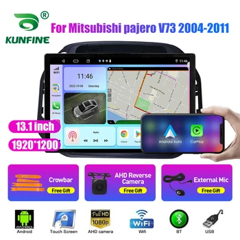 13,1-дюймовый автомагнитола для Mitsubishi pajero V73 04-11 Авто DVD GPS Навигация Стерео Carplay 2 Din Central Multimedia Android Auto