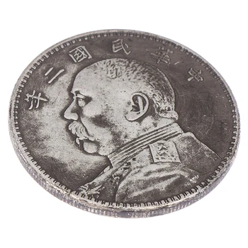 1PC Реальный Китай 1921 года Толстяк Медь Монета Один Доллар Республика Империя Юань Ши Кай