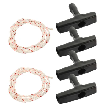 2 комплекта Шнурок для гаражных ворот Замена шнура Ручки Снег тянет чердак вниз Пластиковая кабельная лестница