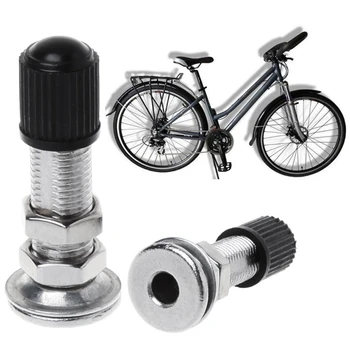 2 шт. Удлиненные внутренние клапаны для шин Велосипеды из цинкового сплава Клапаны для колесных шин Клапаны для шин горных велосипедов Простота установки