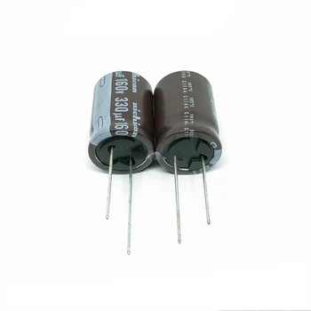  (2 шт.) Японский электролитический конденсатор NICHICON 160 В 330 мкФ 160 В 18X25 мм Высокочастотный конденсатор серии CY с низким сопротивлением