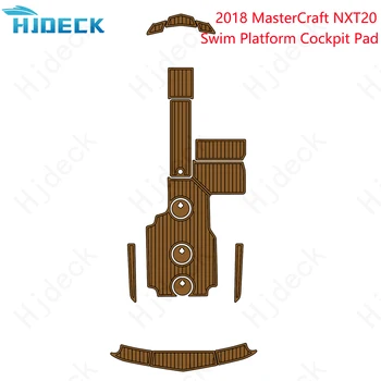 2018 MasterCraft NXT20 Коврик для плавательной платформы Лодка EVA Foam Teak Deck Floor Pad Коричневый