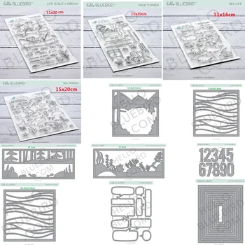 2022 Штампы для резки металла и штамп для практики скрапбукинга Практические DIY Декор альбома Карточные штампы для рукоделия