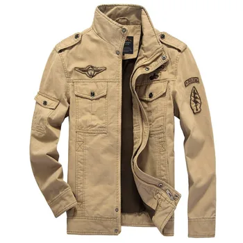 2023 Мужская куртка Новая повседневная хлопковая военная куртка Высококачественный дизайн Модная тенденция Свободная куртка больших размеров для мужчин
