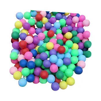50 штук 40 мм мячи для настольного тенниса DIY Цветные мячи для пинг-понга для декора вечеринки Семейные игры Искусство и ремесло Игры Понг