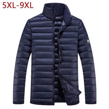 5XL-9XL Мужская куртка Зима 4 цвета Теплое толстое хлопковое пальто Верхняя одежда Парка Мужская одежда Softshell Брендовая одежда Snow Cold Jaquetas W04