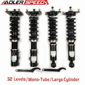 Adlerspeed 32 Way Mono Tube Coilover Low Suspension Kit для 86-91 Mazda RX-7 FC3s FC