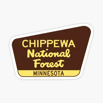  Chippewa National Forest Minnesota Sign 5 шт. Автомобильные наклейки для бутылок с водой Наклейки на окна в гостиной Печать детского багажа
