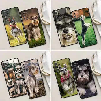 Happy Dog Pet Schnauzer Dogs Для Samsung Galaxy A13 4G Чехол Galaxy A13 A02S A03S A04 A04S A11 A12 Чехол F13 F41 F52 F04