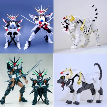 Koo Yoroiden Samurai Troopers Ronin Warriors Armor Plus Kikoutei Rekka Double Armors w Object White Black Tiger Figure