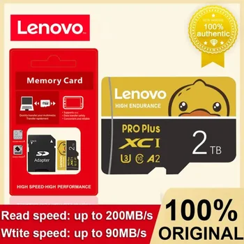 Lenovo 2 ТБ Micro TF SD Память 1 ТБ 512 ГБ 256 ГБ Карта флэш-памяти 128 ГБ A2 SD Карта водонепроницаемый Cartao De Memoria для камеры телефона