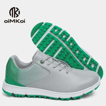 OIMKOI Premium Gentleman Pro (с шипами) Обувь для гольфа Профессиональные тренировочные кроссовки