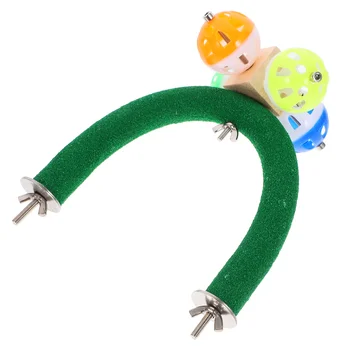 Parrot Pole Toy Деревянный птичий насест Натуральный попугай Насесты для клетки Шлифовка Когтя Палка Подставка Клетки