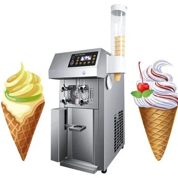 PBOBP Машина для мороженого Десертная мороженица Машина для мороженого замороженных фруктов Производитель детских десертов Домашняя кухня