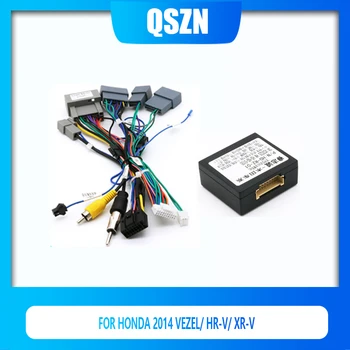 QSZN Автомобильный кабель Wirng с коробкой Canbus HD-RZ-01 для автомагнитолы HONDA 2014 VEZEL / HR-V / XR-V