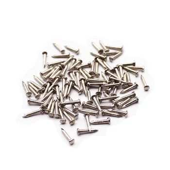  Silver Маленькая мини-гвоздь с круглой головкой для шарнира для шкатулки для ювелирных изделий 1 мм 1,2 мм 1,4 мм 1,5 мм 1,8 мм