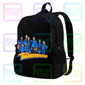 The Thundermans Family Group Shot Logo Рюкзак большой емкости Винтажная портативная школьная спортивная спортивная сумка