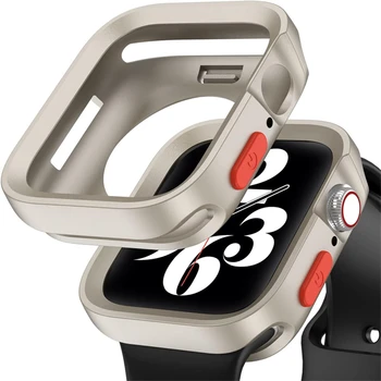 TPU Защитный чехол для Apple Watch Series Ultra 49 мм 9 8 7 41 мм 45 мм Рамка бампера Чехлы для iWatch 6 5 SE 4 40 44 мм Чехол