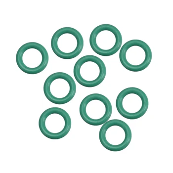 uxcell 10 шт. Уплотнительные кольца из фторкаучука, наружный диаметр 7,5 мм, внутренний диаметр 4,5 мм ширина 1,5 мм, уплотнительная прокладка Зеленая защита утечек в сантехнике, машиностроении