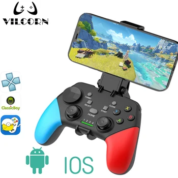 VILCORN Bluetooth-совместимый геймпад для Android Мобильный мобильный телефон Игровой контроллер для Minecraft Genshin Pubg PPSSPP