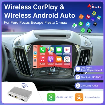 Wireless CarPlay для Ford Focus Escape Fiesta C-max Android Auto Interface Mirror Link AirPlay GPS Задняя камера Вид Автоплеер