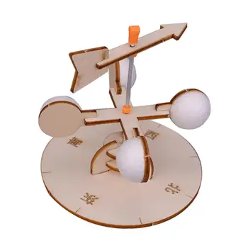 Wood Science Wind Vane Игрушка Модели Наборы Дошкольное обучение 3D Головоломка Строительная игрушка