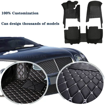 YOTONWAN Высококачественный кожаный коврик для Lincoln MKC 2013-2019 года Детали интерьера Автомобильные аксессуары Автомобильный стайлинг