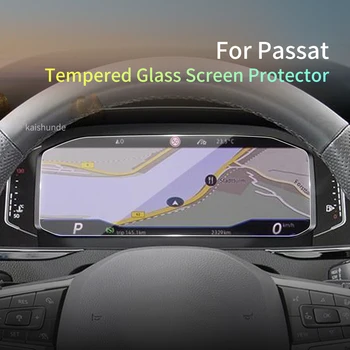 Автомобильные наклейки Счетчик Протектор для Carplay VW Passat 2023 Защитная пленка из закаленного стекла Дисплей Навигационные аксессуары для автомобиля