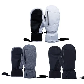 Водонепроницаемые перчатки для сноуборда Лыжные варежки с сенсорным экраном Тепловые толстые лыжные перчатки