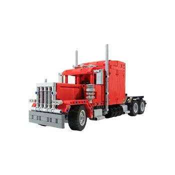  Грузовик с обычной кабиной Шоссейный грузовик Модель грузовика Строительные игрушки 834 штуки MOC Build