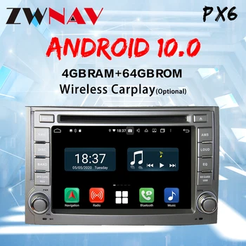 Для Hyundai H1 TQ 2007 - 2015 Автомагнитола Мультимедийный видеоплеер Навигация GPS Android 10 No 2din 2 din dvd carplay PX6