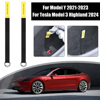 Для Tesla Model 3 Model Y 2022 2023 Механическая ручка переключателя задней двери Кнопка аварийного съемника Автомобильные аксессуары