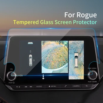 Защитная пленка для экрана Nissan Rogue 2023 Защитная пленка из закаленного стекла Навигатор Защита Авто Наклейки Автомобильные аксессуары
