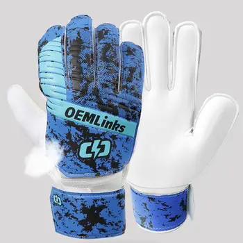 Износостойкие футбольные перчатки Латексные противоскользящие футбольные тренировочные перчатки Профессиональные нескользящие перчатки для тренировки вратарей