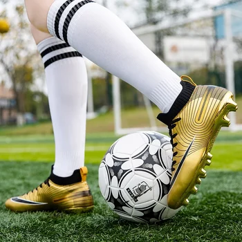  Качество Chuteira Society Футбольные бутсы Haaland Оптовая продажа бутс Futbol Противоскользящая модная футбольная обувь Кроссовки для тренировок по футзалу