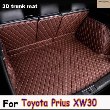 Коврики багажника автомобиля для Toyota Prius XW30 2010 2011 2012 2013 2014 2015 Водонепроницаемые специальные коврики для багажника автомобиля Аксессуары для салона автомобиля