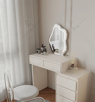 комод, мини-современный французский стол в кремовом стиле, туалетный столик в одном