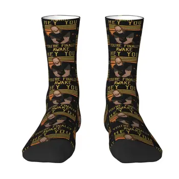 Мода Забавные цитаты Skyrim Gaming Вы наконец-то проснулись Носки Мужчины Женщины Теплые 3D-печать Спортивные футбольные носки