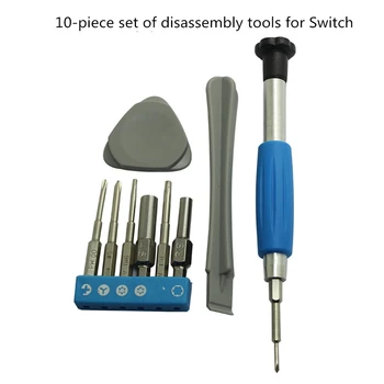  Набор инструментов для ремонта отверток (набор из 10 предметов) Подходит для Switch и других игровых консолей