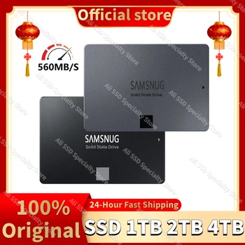 Оригинальный бренд SSD 870 EVO 1 ТБ 2 ТБ 8 ТБ Внутренний твердотельный накопитель 4 ТБ QVO HDD Жесткий диск SATA 3 2,5 дюйма для ноутбука PS5 MLC
