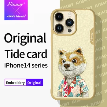 Оригинальный чехол Tide Card Fashion Pet Styling Case для iPhone 14 ProMax Нанометровый материал Водонепроницаемый дизайн с защитой от столкновений Чехол Coque