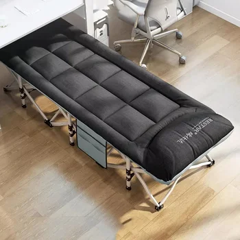  Офисная односпальная кровать Современная красота складная кровать с роскошным дизайном Компактная портативная мебель для кемпинга Camas De Dormitorio