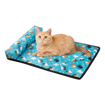  Охлаждающие коврики для домашних животных для собак Охлаждающая кровать для щенков Охлаждающий коврик Водонепроницаемый нескользящий Высокая плотность Тонкое качество изготовления, также для кошки