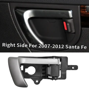 Передняя или задняя правая внутренняя дверная ручка со стороны пассажира для Hyundai Santa Fe 2007-2012 с черной ручкой 82620-2B010